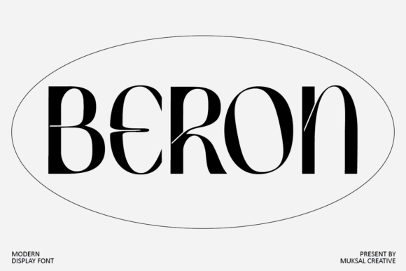 Beron: A Retro Display Font for Timeless Editorial Charm