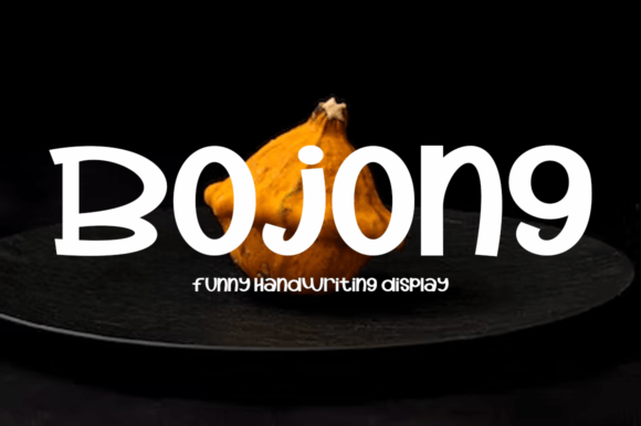 Bojong: A Quirky Display Font for Thoughtful Editorial Design