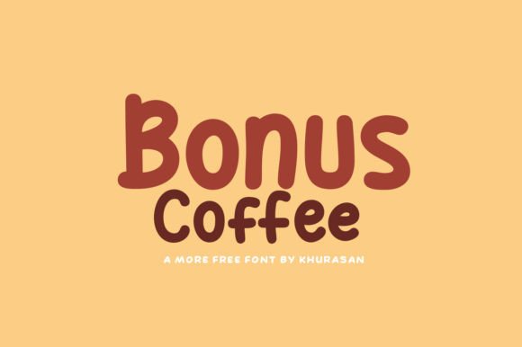 Bonus Coffee Font: A Modern Display Typeface for Digital Design