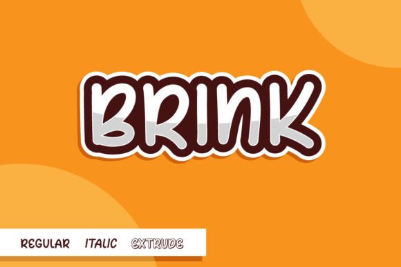 Brinx: A Playful Comic Display Font for Editorial Design
