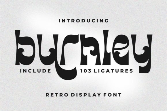 Burnley Display Font for Retro-Inspired Web Design