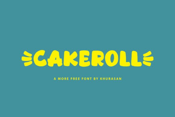 Cakeroll Font: A Modern Display Typeface for Editorial Design