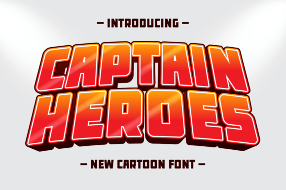 Captain Heroes Display Font for Joyful Handmade Designs