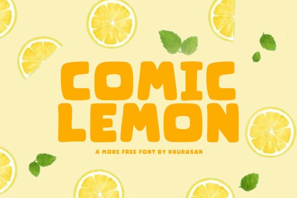 Comic Lemon: A Bold & Playful Freebies Font for Modern Design