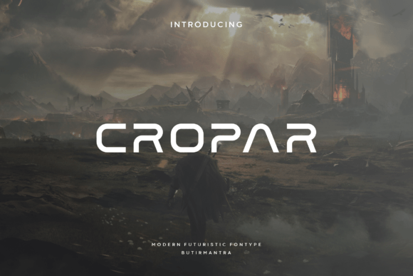 Cropar: A Modern Display Font for Editorial Elegance