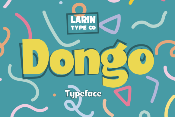 Dongo Font: A Playful Display Font for Friendly Branding