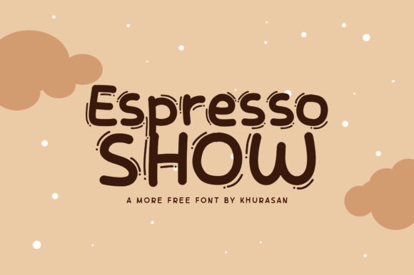 Espresso Show Font: A Modern Fancy Display Typeface for Makers