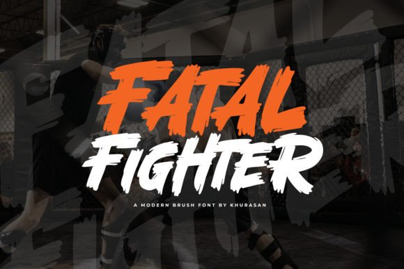 Fatal Fighter: A Bold Brush Font for Standout Branding