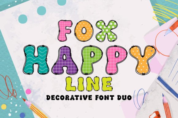Fox Happy Duo: A Display Font Pair for Branded Campaigns