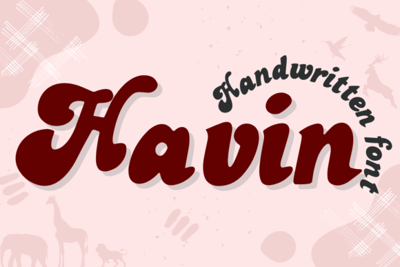 Havin Handwritten Display Font for Small Business Branding
