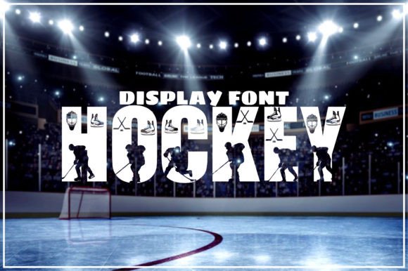 Hockey Font: A Playful Display Font for Branding Projects