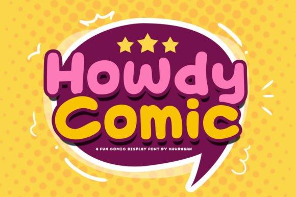 Howdy Comic: A Modern Display Font for Thoughtful Editorial Design