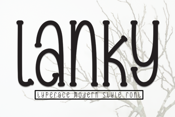 Lanky Font: A Sweet & Friendly Display Typeface for Digital Brands