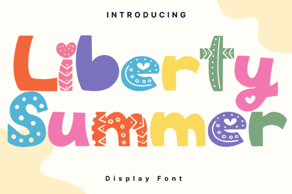 Liberty Summer: A Whimsical Handwritten Display Font for Editorial Warmth