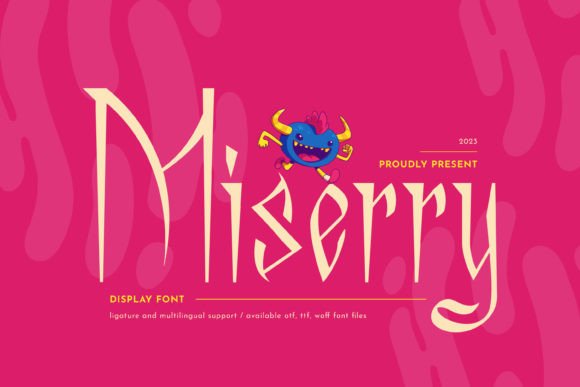 Miserry Display Font for Bold, Modern Brand Messaging