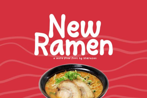 New Ramen Font: A Modern Handwritten Display Typeface
