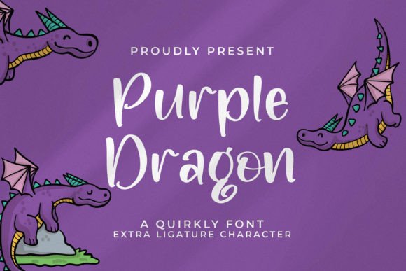 Purple Dragon Font for Playful, Professional Branding