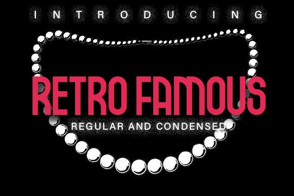 Retro Famous: A Vintage Display Font for Bold Branding