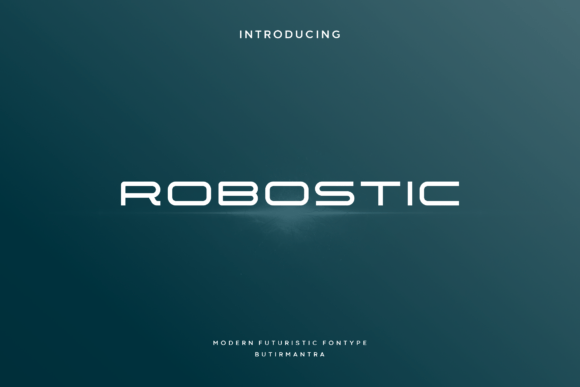 Robostic: A Modern Display Font for Digital Branding