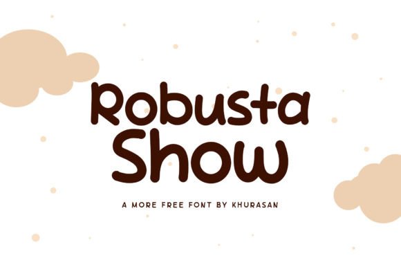 Robusta Show Font: Modern Fancy Display Typeface for Crafters