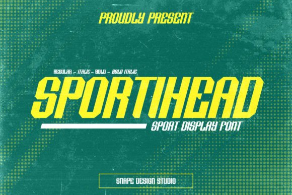 Sportihead: A Sport-Inspired Display Font for High-Impact Marketing