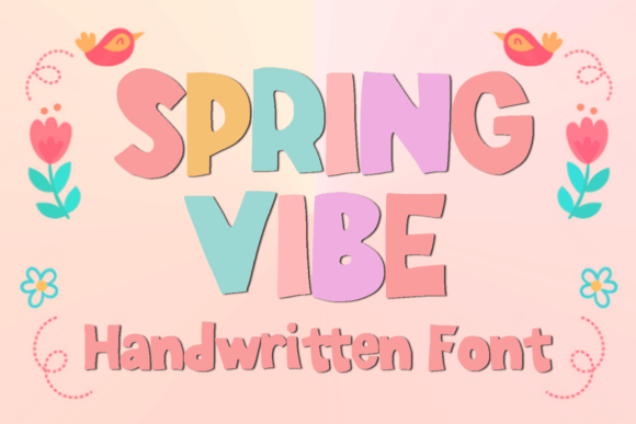Spring Vibe: A Fun Bold Display Font for Editorial Design