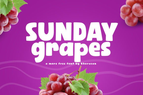 Sunday Grapes: A Modern Handwritten Font for Thoughtful Design