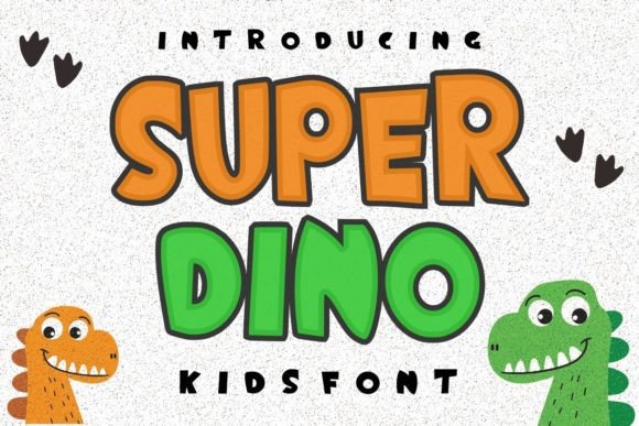 Super Dino Font: Bold, Friendly Display Typeface for Scroll-Stopping Content
