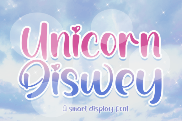 Unicorn Diswey: A Display Font That Elevates Handmade Branding