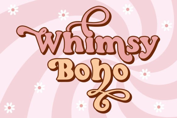 Whimsy Boho Font for Authentic, Retro-Inspired Branding