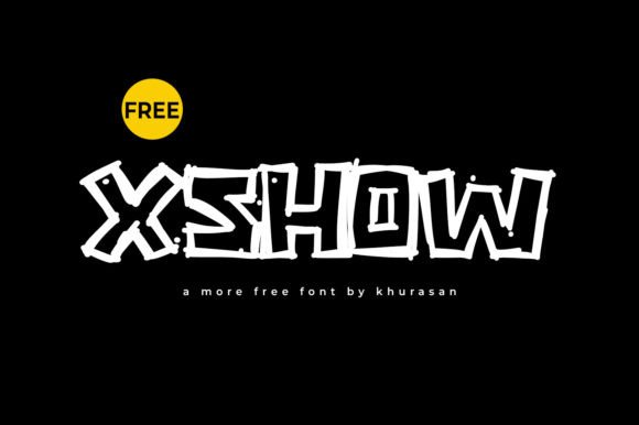Xshow: A Standout Freebies Font for Bold Design Projects